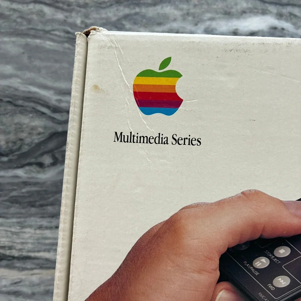 Vintage Apple TV Video System Original BOX ONLY M2896LL/A Macintosh Multimedia
